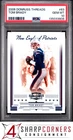 2006 DONRUSS THREADS #63 TOM BRADY PATRIOTS PSA 10