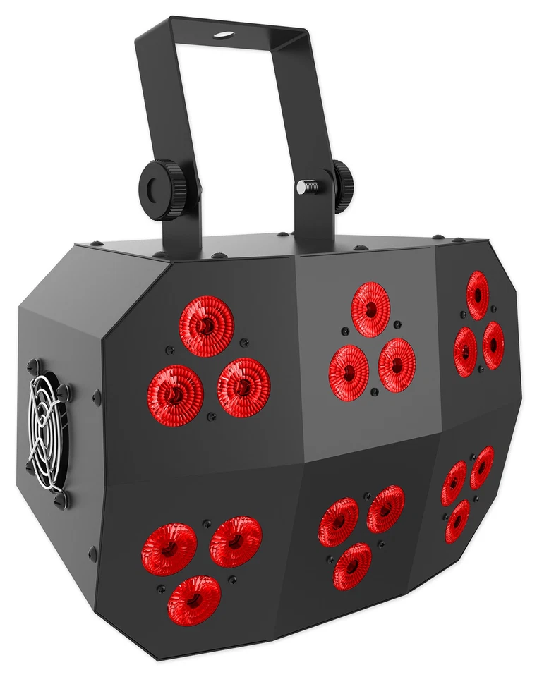 Chauvet DJ Wash FX 2 DMX RGB+UV Eye Candy Effect Dance Floor Wash Light+Remote - Image 4 of 4