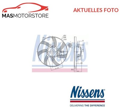 LÜFTER KÜHLERLÜFTER LÜFTERMOTOR NISSENS 85800 A FÜR SEAT CORDOBA,IBIZA II