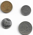 Eastern Caribbean States 4 Coin Lot