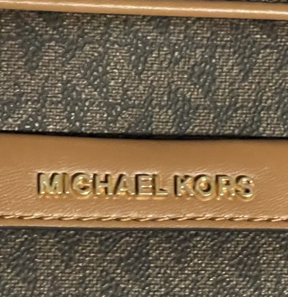 Mochila Michael Kors Bex marrom bolota LG MF 30T4G8XB7B nova com etiquetas - Imagem 3 de 4