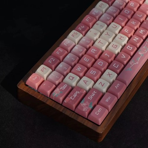 Kolorowe nasadki z granatu 127Key XDA Keycap Set Odporne na blaknięcie do mechanicznych - Zdjęcie 5 z 8