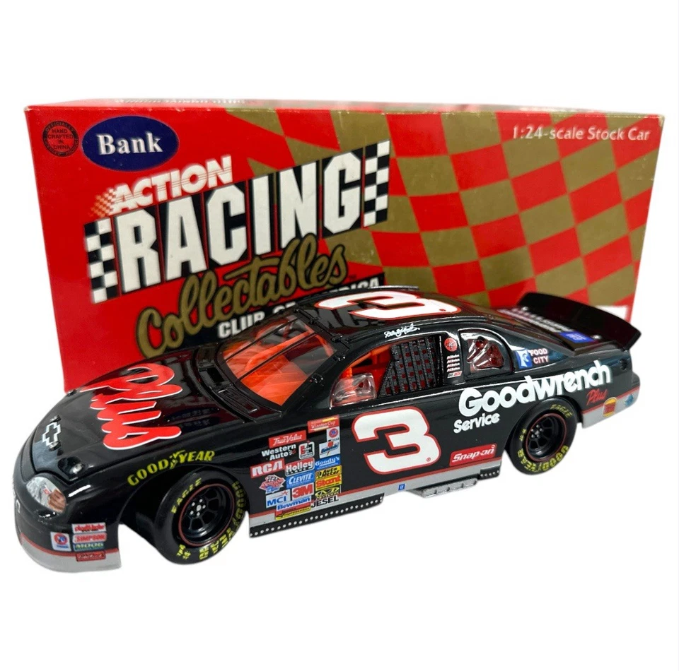 NASCAR Dale Earnhardt #3 Daytona 500 - 1998 Monte Carlo 1:24 Diecast Car/Banco LE Foto 3 de 4