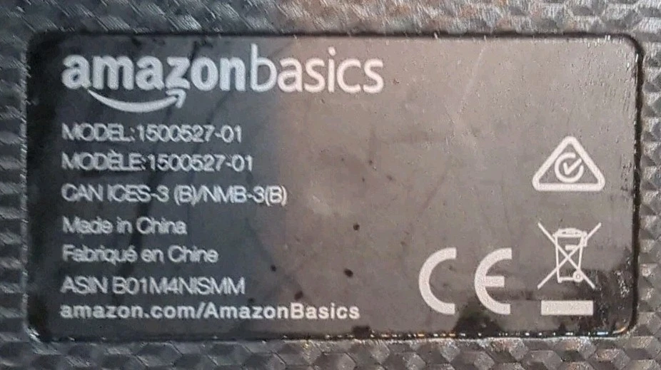 XBox One - Amazon Basics Wired Controller - Black - No Dongle - Image 3 of 3