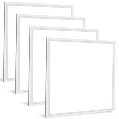 4 Pack 2x2 LED Flat Panel Lights for Drop Ceiling 45W, 5800LM 5000K Troffer R...