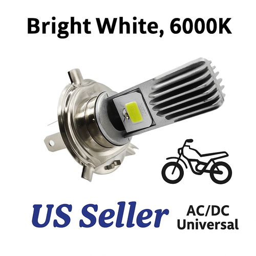 🌟Ultra Hi/Lo LED Bulb for Yamaha XT600E 1990-1995 & XV1100 Virago 1990-1999 ⬆️V