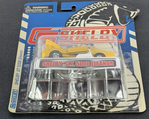 SHELBY COLLECTIBLES 2007 1968 FORD SHELBY GT 500E ELEANOR YELLOW NEW IN PACKAGE - Picture 5 of 7