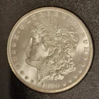 1880 Carson City Mint Uncirculated Silver Dollar Coin GSA Holder