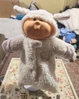 Cabbage Patch Kid Doll #18 Bean Butt Baby Vintage Green Eyes Sheep Sleeper