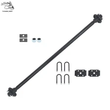 2000lbs 2Klbs Trailer Axle For trailers RVs trucks 4 lug-4' 57' Hub Face Iron