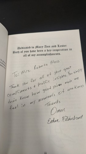 Prison slang Ethan Hilderbrant signed numbered softcover paper back good - Picture 4 of 8