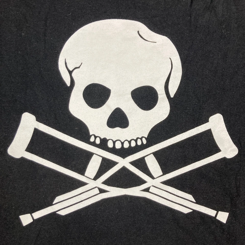 Camisa De Colección Jackass La Película Para Hombres M Negra Blanca 2002 Película Promo Calavera Camiseta Y2K Foto 3 de 4