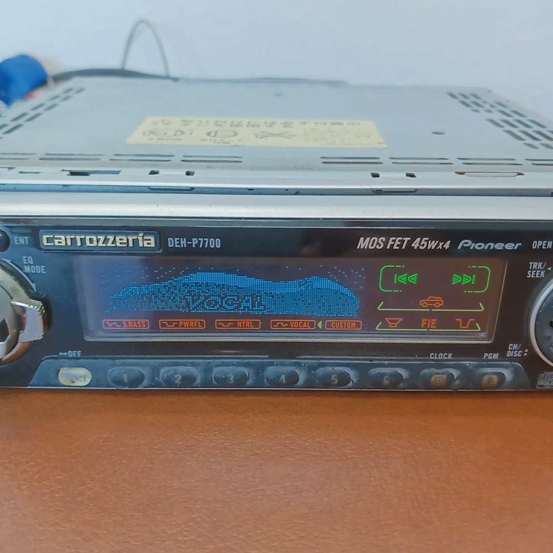 Pioneer Carrozzeria DEH-P7700 Used 1DIN Car Audio CD Head