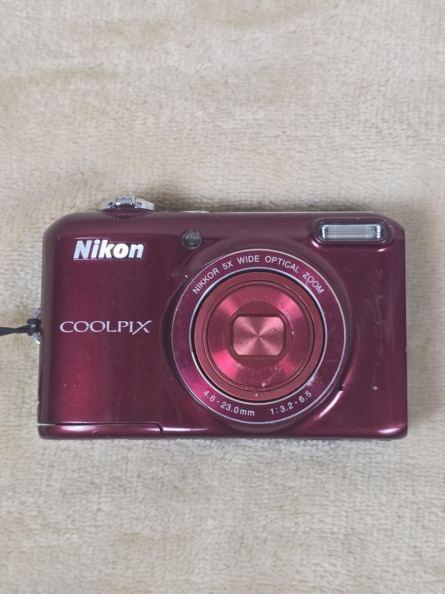 Nikon NIKON COOLPIX L30,RED,5x,3in,20MP From JAPAN Nikon