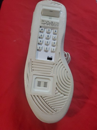 Vintage Sports Illustrated Sneaker Phone 90's Tennis Shoe White Telephone - Picture 5 of 6