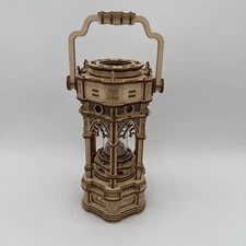 Rokr Victorian Lantern 3D Wooden Puzzles Musical Box Lights Up And Holds A Ring.