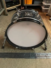 Lemon 16” Black Sparkle Bass Kick Drum for Roland and Alesis Kit Edrum