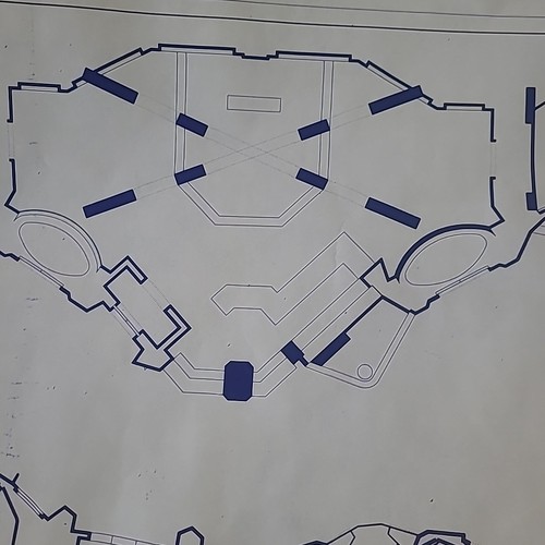 Star Trek Deep Space Nine 28"x52" Marker Draft DS9 Space Station Blueprint - Picture 11 of 16