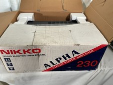 amplificatore nikko alfa 230 120 watt scatola aperta 