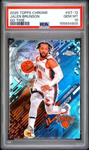 2025 Topps Chrome Jalen Brunson Base (PSA 10)