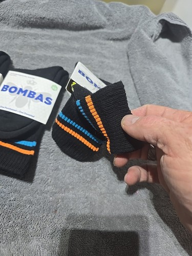 Bombas Youth Kids Better Black Crew Calf Socks 3 Pair XS Shoe Size 1-4 (A223) - Picture 2 of 3