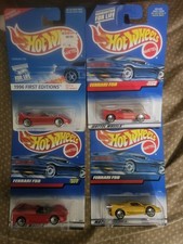 HOT WHEELS Lot of 4 FERRARI F50 1/64 Scale Diecast Cars FREE SHIPPING