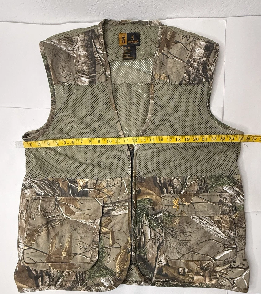 Browning Upland Dove Vest Size 2XL Big & Tall Camouflage Mesh Hunting Fishing - Image 4 of 4