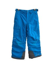 Columbia Snow Pants Youth Small Black Omni-Heat Omni-Tech Ski Snowboard 7026