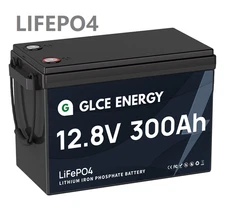 12V 300Ah Deep Cycle Lithium Battery LiFePO4 200A BMS for RV Solar Boat Off-grid