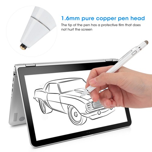 Stylus For IOS/Andr-oid Mobile Phone Tablet Universal Active Capacitive Pen NEW - Afbeelding 11 van 12