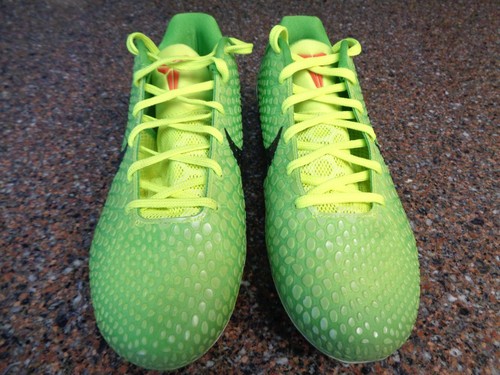 Nike Vapor Edge Kobe 6 Men's Size 10.5 SE Grinch Football Cleats Green EUC - Picture 3 of 15