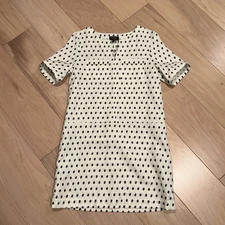 A.P.C. Atelier Napoli Ivory Dot Dress Women’s Small