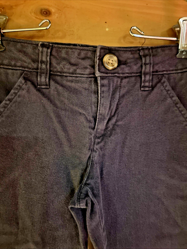 Old Navy Blue Khaki Pants Girls Size 8 Slim - Picture 2 of 4
