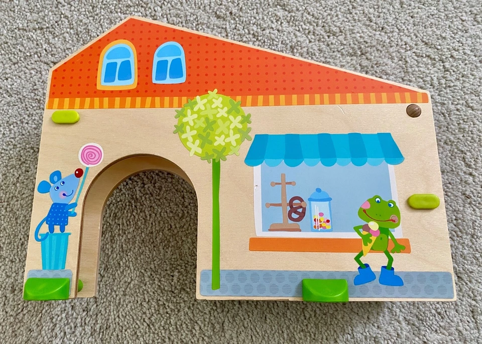 HABA KULLERBU Rollicking House Effect Ball Drop from City Stroll Playset RETIRED - Image 2 of 4