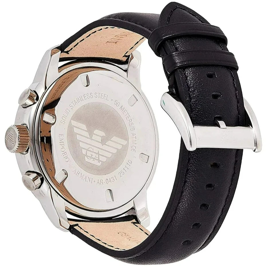 Ar0431q Emporio Armani Classic AR0431 Mens Quartz Watch for sale online ...