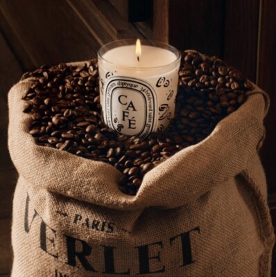 Diptyque Café scented candle 190g Diptyque New BISCUIT Candle 190g - Parisian Cafe Collection