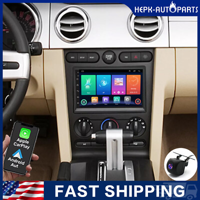 For 2005-2009 Ford Mustang 7'' Android 13 Carplay Car Stereo Radio GPS Navi RDS