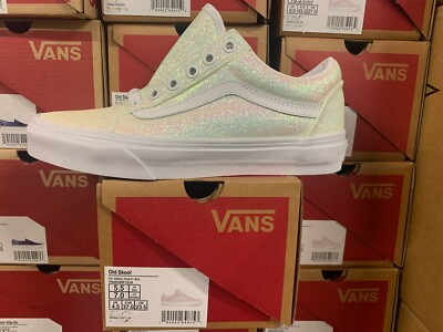 uv glitter vans women's