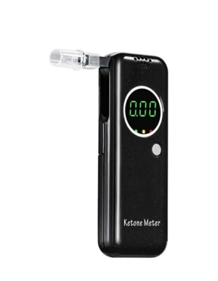 Ketone Breath Meter Analyzer Portable Digital w/Mouthpieces ( Color White)