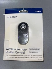 Insignia NS-WSCN Black Wireless Remote Shutter Control for Nikon DSLR Cameras
