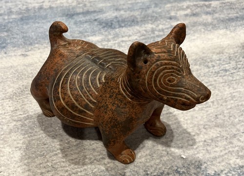 Aztec Mayan Inca South America Tribal Art Clay Terracotta Figurine Sculpture - 第 1/16 張圖片