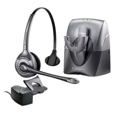 Plantronics CS351N,W/HL10 Lifter SupraPlus Noise-Canceling Wireless Headset, New