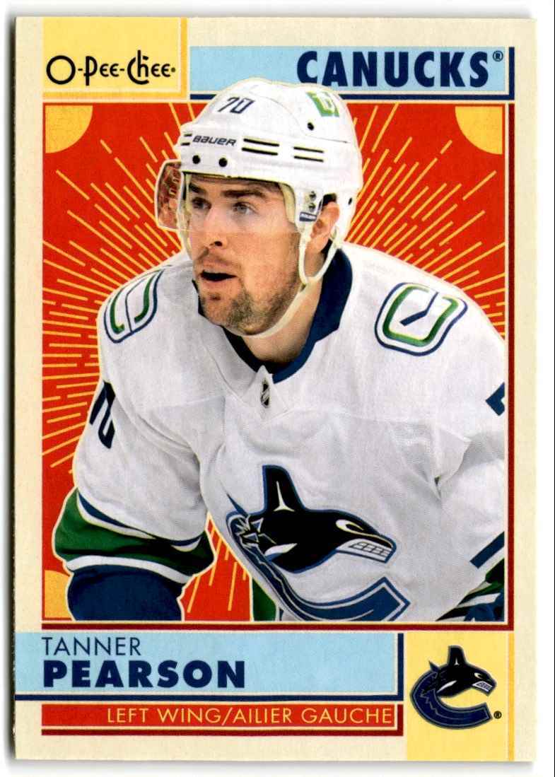 2022-23 O-Pee-Chee Tanner Pearson #159 Retro Vancouver Canucks