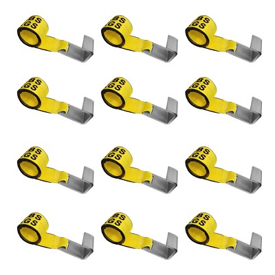 12 Pack 4'' x 5' Roll Off Container Winch Strap for Cargo Securement Construction
