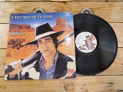 RINGO C'EST BON DE TE REVOIR LP 33T VINYL EX COVER EX ORIGINAL 1979 GATEFOLD