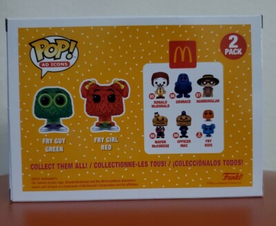 Fry Kids (Red/Green) Exclusive 2 Pack Funko Shop McDonald's