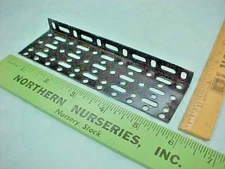 1926-32 A C GILBERT ERECTOR SET PART Q 4 PIECES REGULAR BASE PLATE BLACK REPAINT
