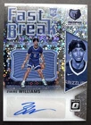 2021-22 Donruss Optic ZIAIRE WILLIAMS Fast Break Signatures Rookie Auto RC