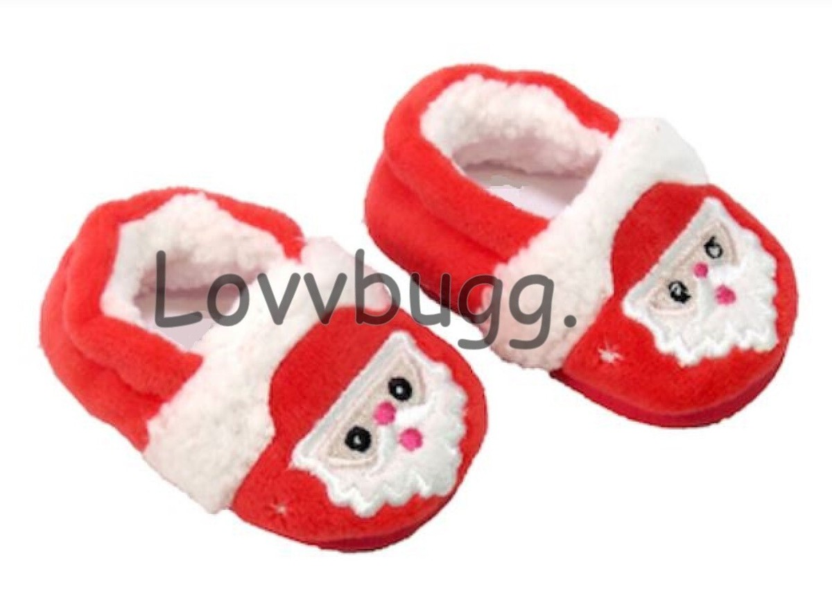 SALE! Santa Slippers for American Girl 18