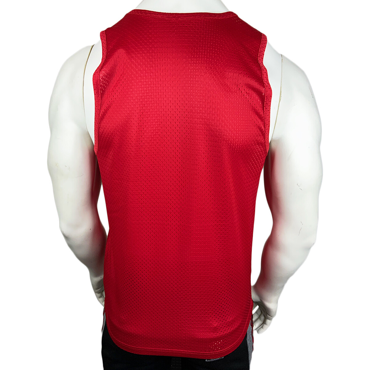T SHIRT CANOTTA UOMO ROSSA GIROCOLLO SENZA MANICHE FILA MSRP $34 99 NUOVA CON ETICHETTE TAGLIA S